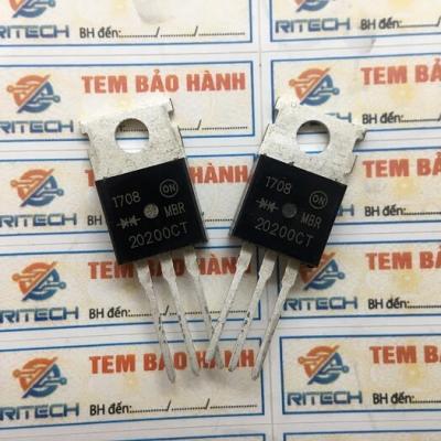 MBR20200CT Dual Diode Schottky 20A 200V TO-220